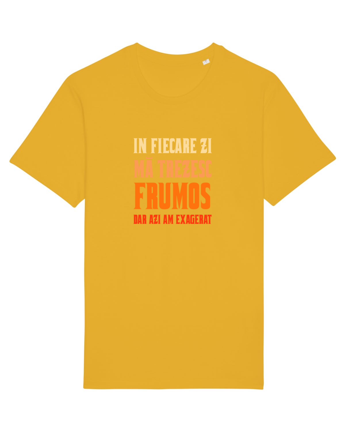 Tricou mânecă scurtă Unisex Rocker Spectra Yellow