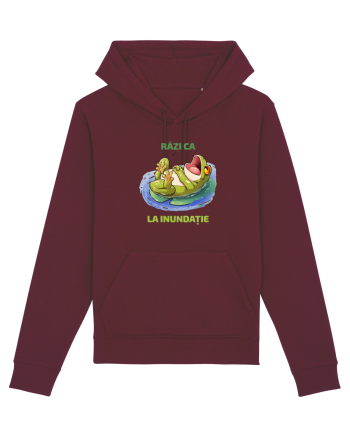 RAZI CA BROASCA LA INUNDATIE 1 Burgundy