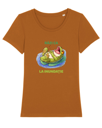 RAZI CA BROASCA LA INUNDATIE 1 Roasted Orange