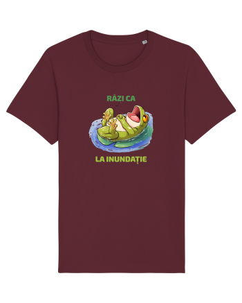 RAZI CA BROASCA LA INUNDATIE 1 Burgundy