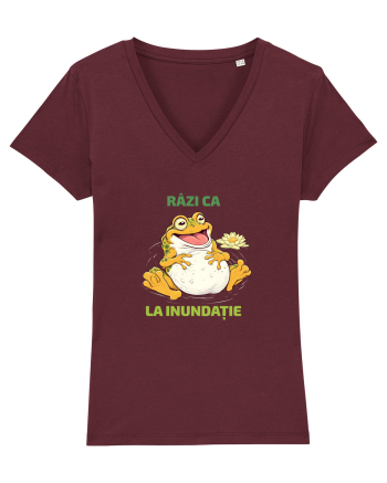 RAZI CA BROASCA LA INUNDATIE 2 Burgundy
