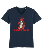 DE CE ASA DE MICA? - SCUFITA ROSIE Tricou mânecă scurtă guler V Bărbat Presenter