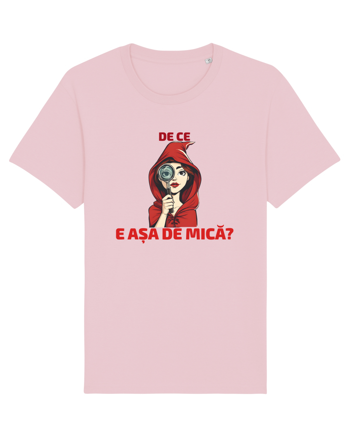 Tricou mânecă scurtă Unisex Rocker Cotton Pink