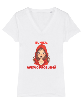 BUNICA, AVEM O PROBLEMA  - SCUFITA ROSIE White