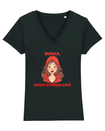 BUNICA, AVEM O PROBLEMA  - SCUFITA ROSIE Black