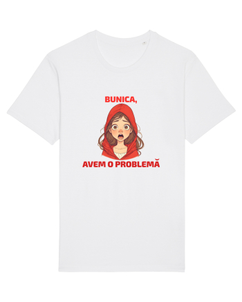 BUNICA, AVEM O PROBLEMA  - SCUFITA ROSIE White