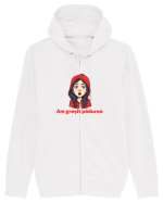 AM GRESIT PADUREA  - SCUFITA ROSIE Hanorac cu fermoar Unisex Connector