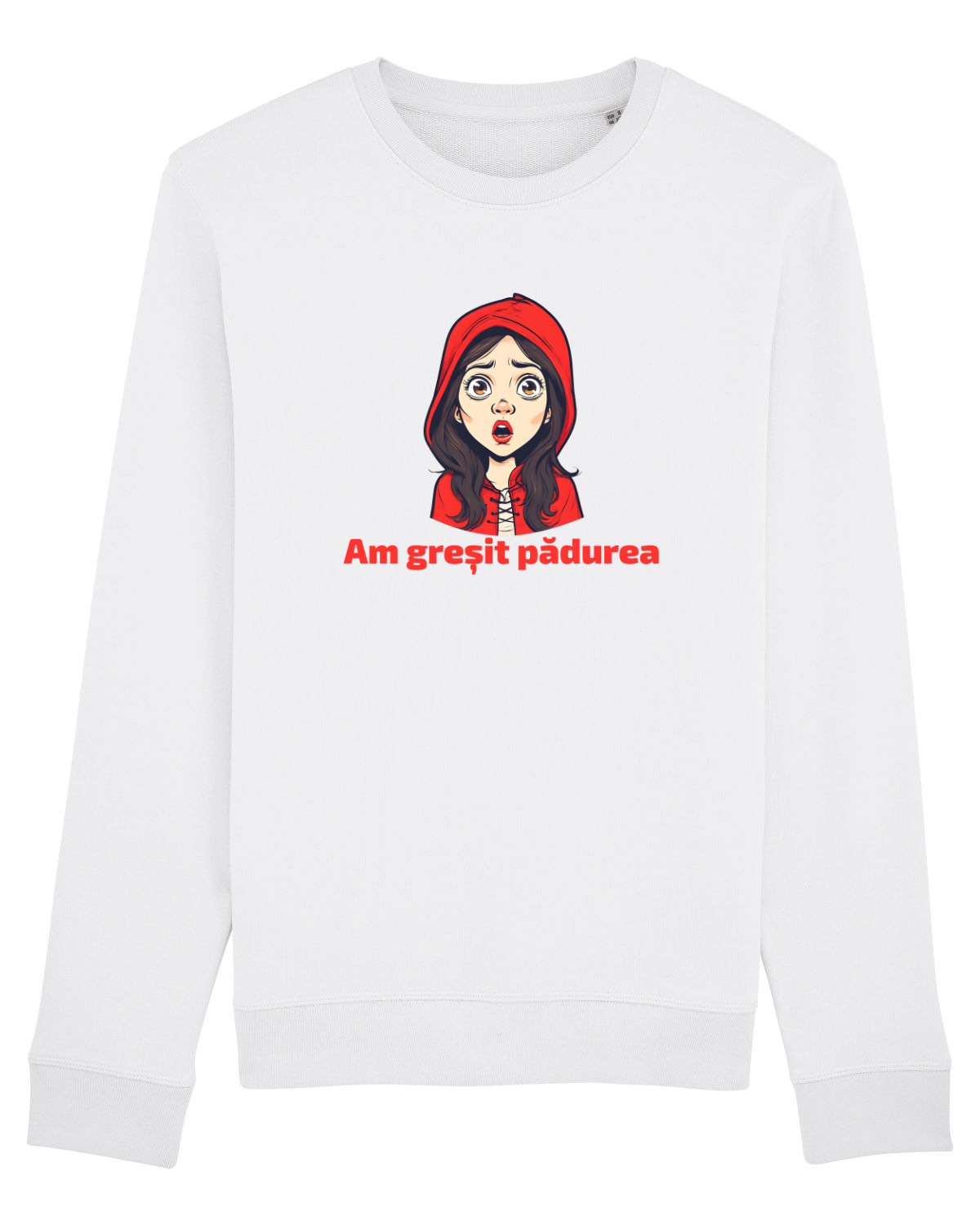 Bluză mânecă lungă Unisex Rise White