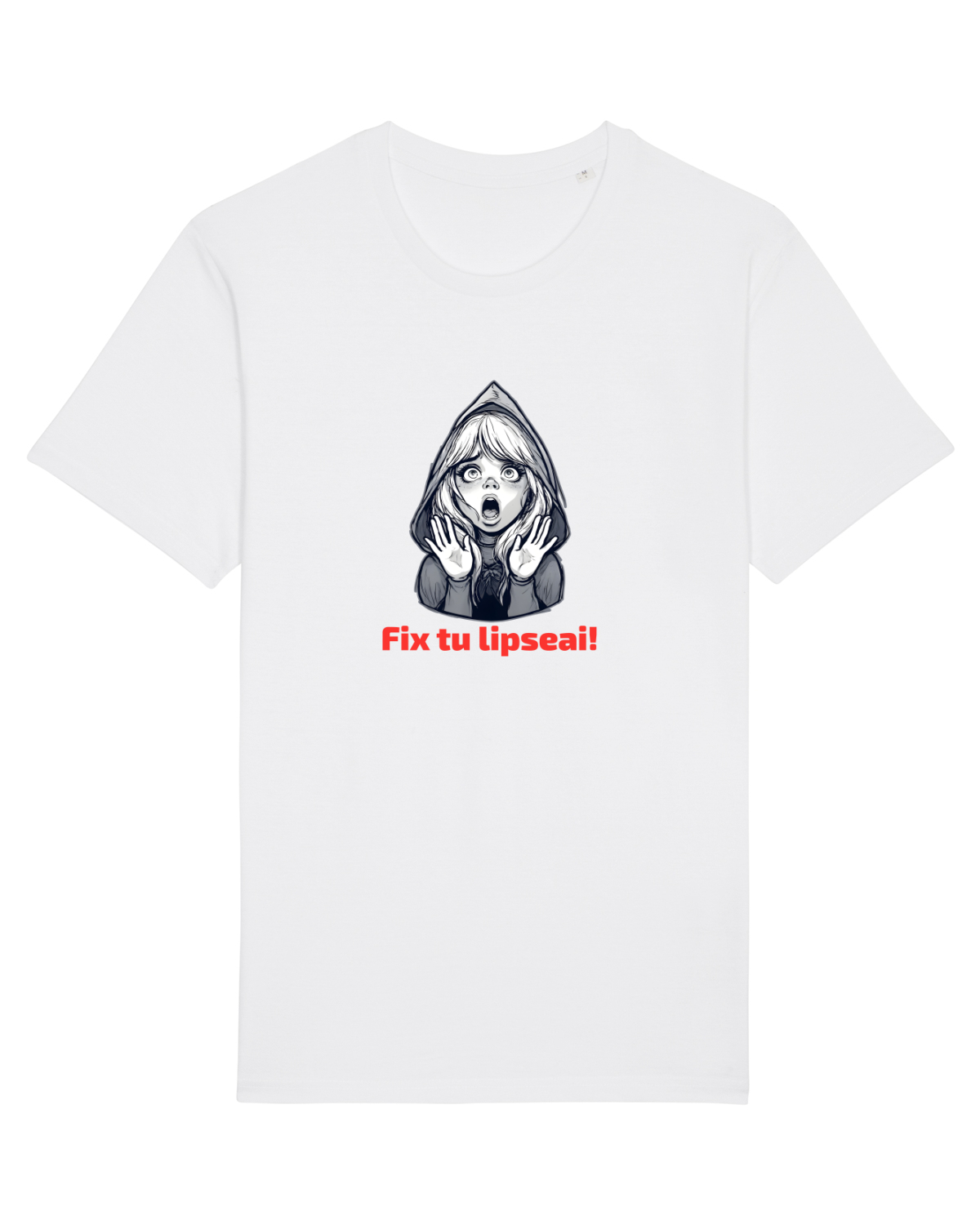 Tricou mânecă scurtă Unisex Rocker White