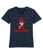 NU CAUT PROBLEME, DAR LE GASESC  - SCUFITA ROSIE Tricou mânecă scurtă guler V Bărbat Presenter