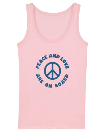 Peace and Love Cotton Pink