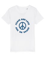 Peace and Love Tricou mânecă scurtă  Copii Mini Creator