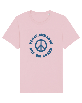 Peace and Love Cotton Pink