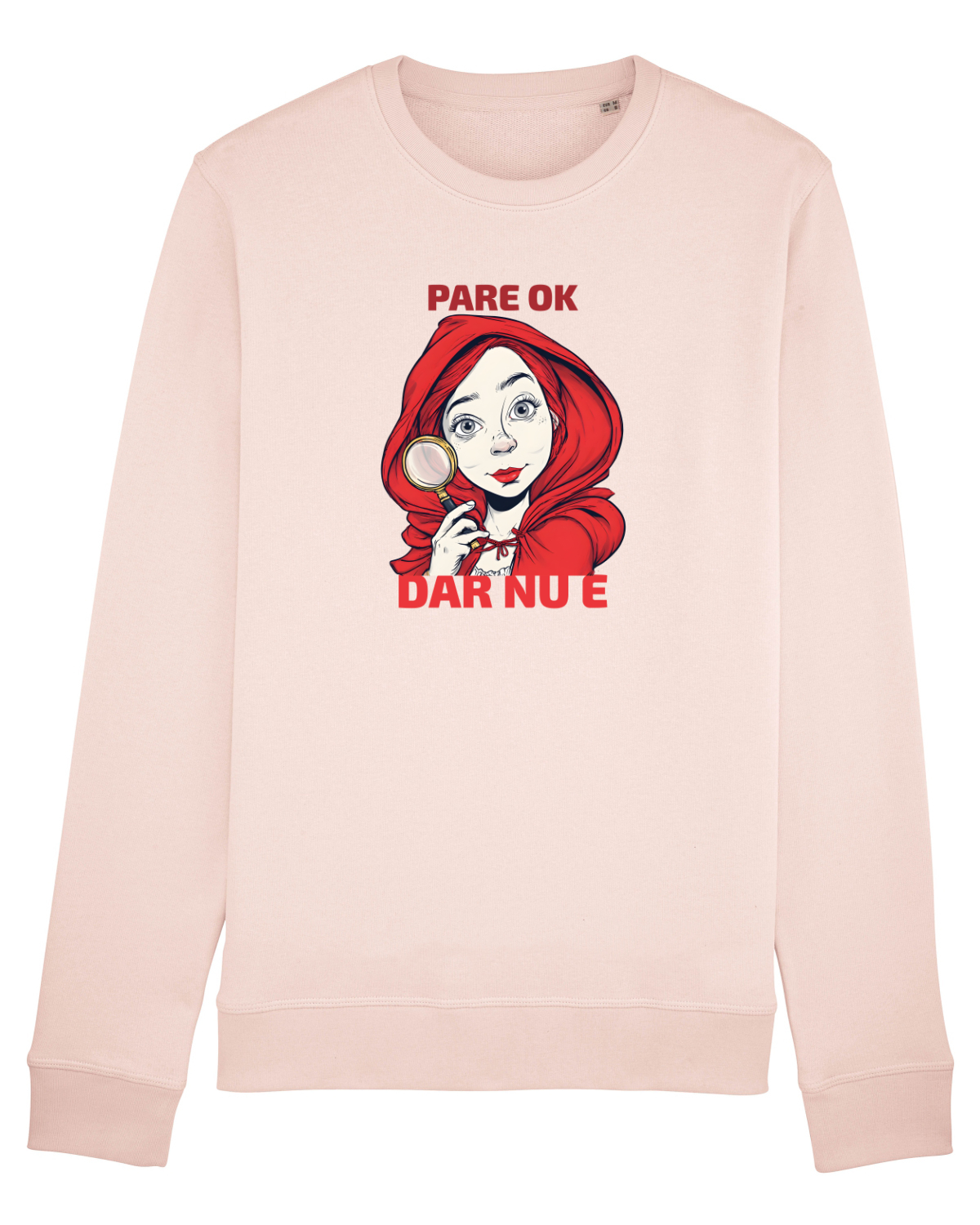 Bluză mânecă lungă Unisex Rise Candy Pink
