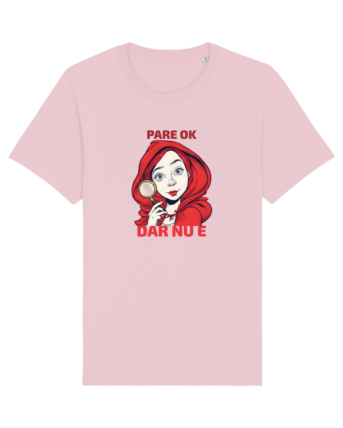 Tricou mânecă scurtă Unisex Rocker Cotton Pink
