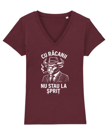 Cu Răcanii Nu Stau la Șprit Burgundy