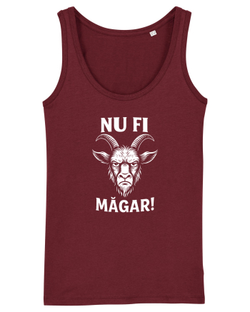 Nu Fi Măgar – Design Ironic cu Atitudine Burgundy