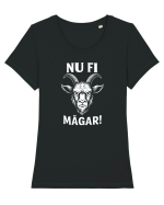 Nu Fi Măgar – Design Ironic cu Atitudine Tricou mânecă scurtă guler larg fitted Damă Expresser