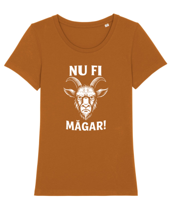 Nu Fi Măgar – Design Ironic cu Atitudine Roasted Orange
