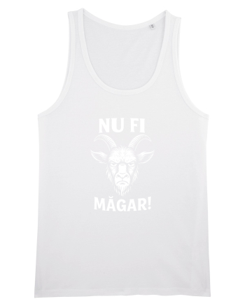 Nu Fi Măgar – Design Ironic cu Atitudine White