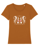 Love Stinks… But It’s Cute Tricou mânecă scurtă guler larg fitted Damă Expresser