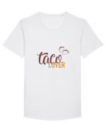 Taco Lover Tricou mânecă scurtă guler larg Bărbat Skater