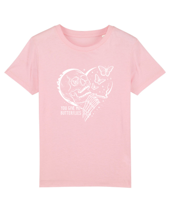 You Give Me Butterflies Cotton Pink