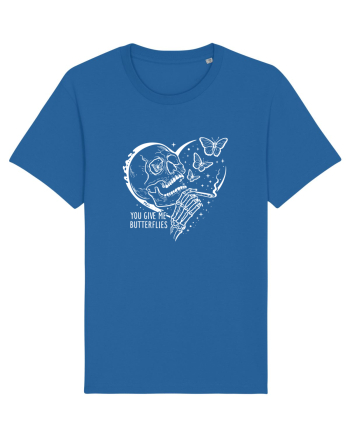 You Give Me Butterflies Royal Blue