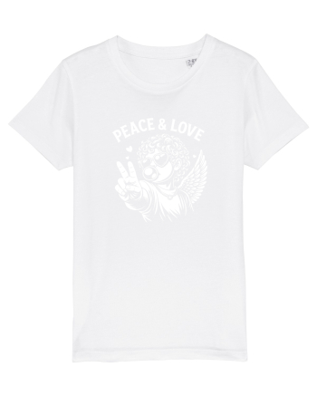 Peace & Love Baby White