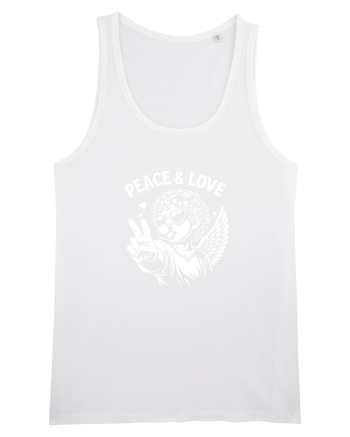 Peace & Love Baby White
