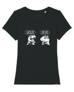 I Love You This Much Tricou mânecă scurtă guler larg fitted Damă Expresser