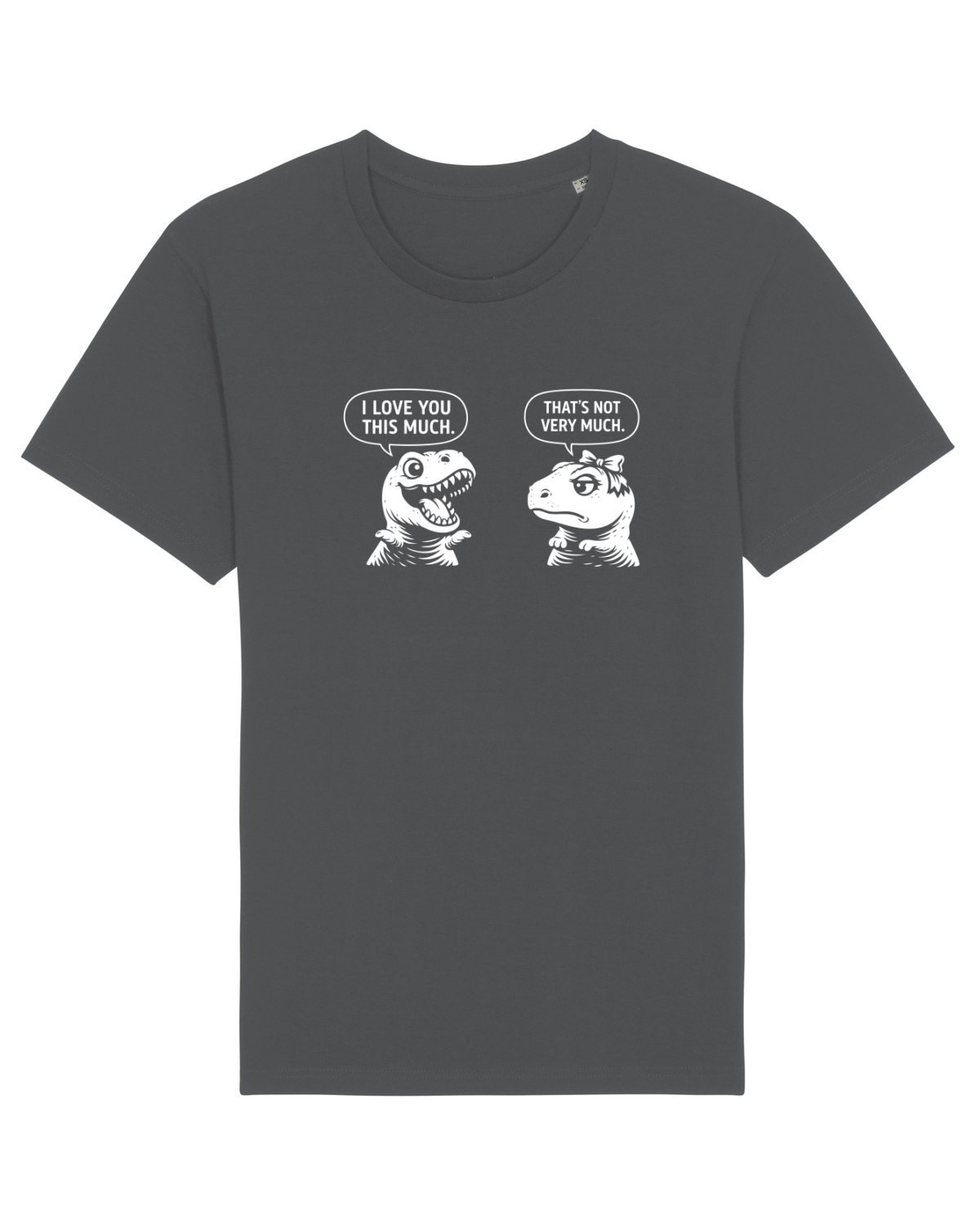 Tricou mânecă scurtă Unisex Rocker Anthracite