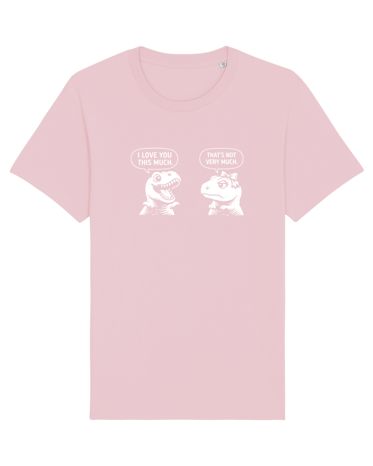 Tricou mânecă scurtă Unisex Rocker Cotton Pink