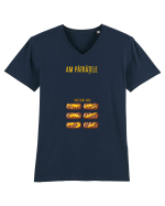 AM PATRATELE... DAR SUNT MICI (cu mustar) Tricou mânecă scurtă guler V Bărbat Presenter