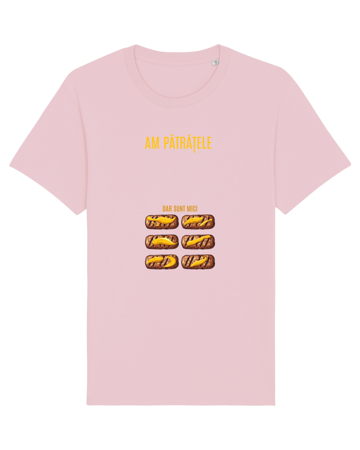 Tricou mânecă scurtă Unisex Rocker Cotton Pink