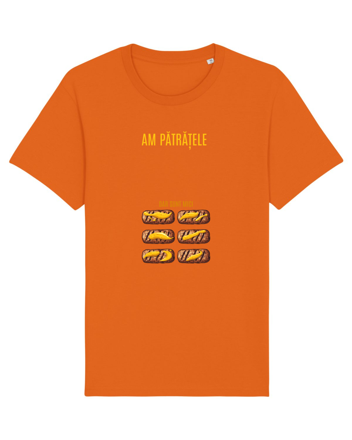 Tricou mânecă scurtă Unisex Rocker Bright Orange