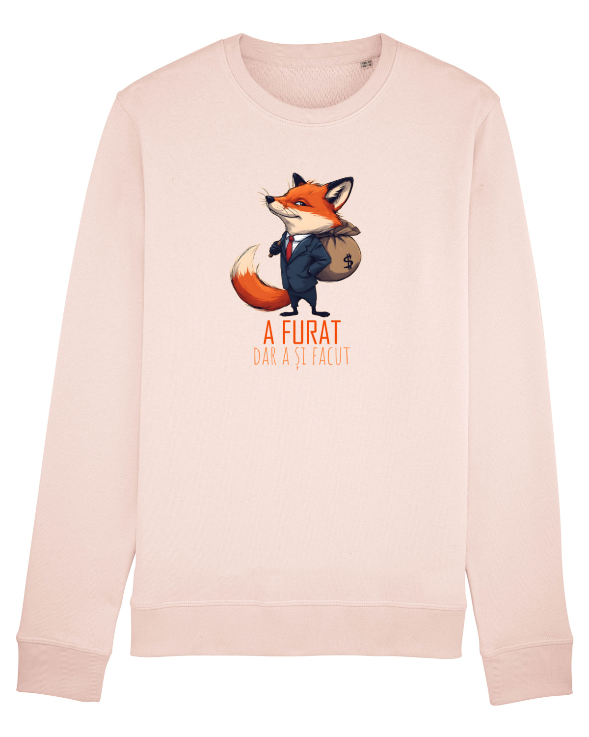 Bluză mânecă lungă Unisex Rise Candy Pink