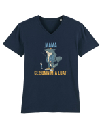 MAMA, CE SOMN M-A LUAT! Tricou mânecă scurtă guler V Bărbat Presenter