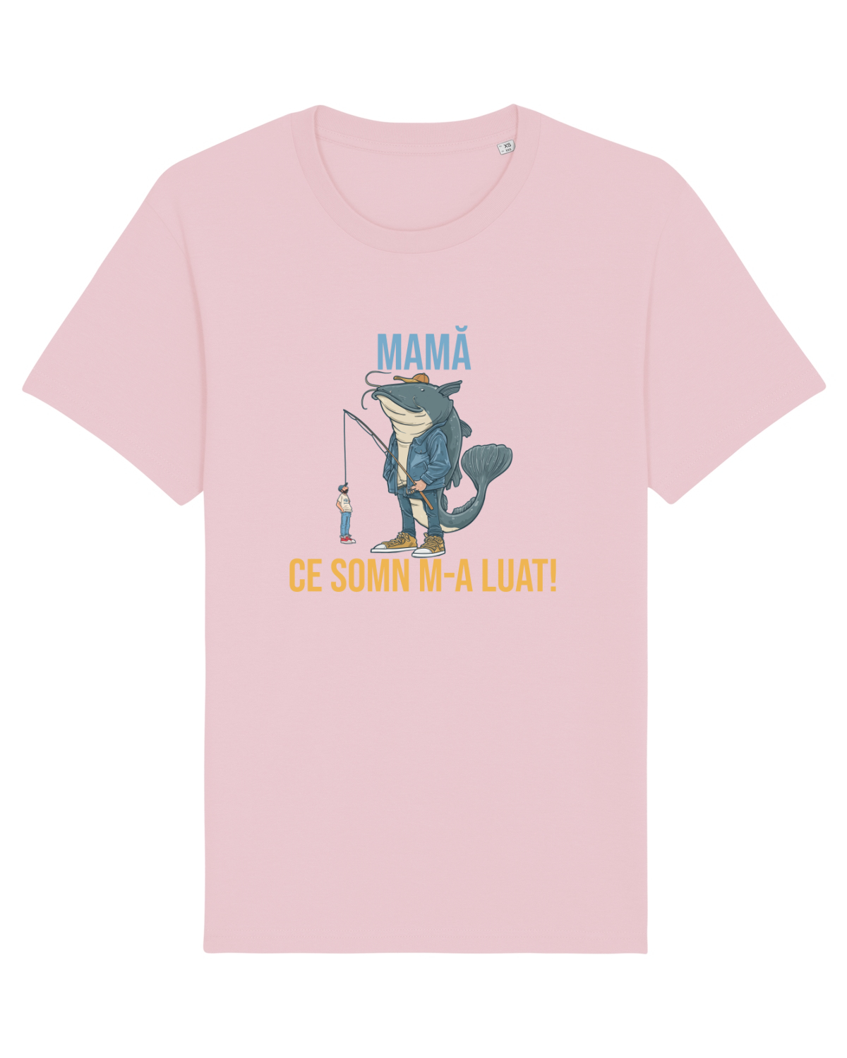 Tricou mânecă scurtă Unisex Rocker Cotton Pink