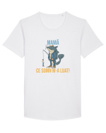 MAMA, CE SOMN M-A LUAT! Tricou mânecă scurtă guler larg Bărbat Skater