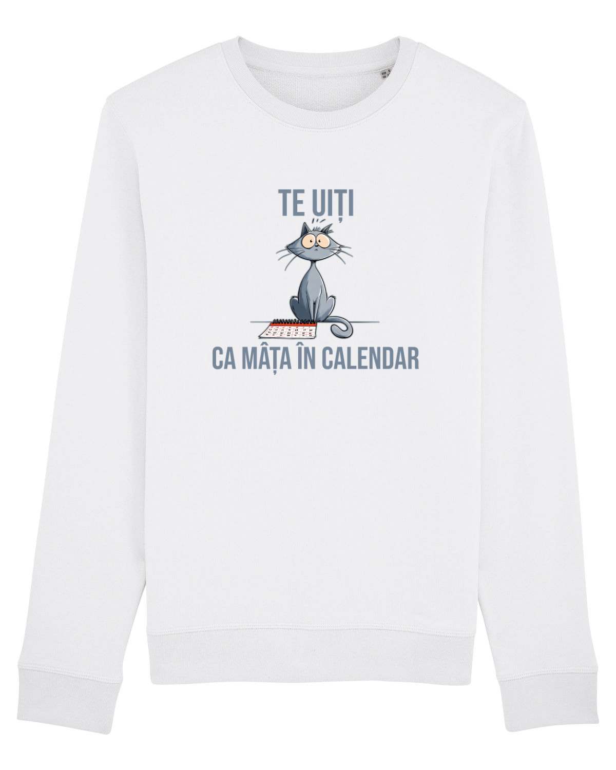 Bluză mânecă lungă Unisex Rise White