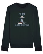 TE UITI CA MATA IN CALENDAR 3 Bluză mânecă lungă Unisex Rise