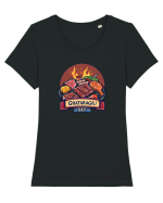 GRATARAGIU SEF - SEFUL GRATARULUI Tricou mânecă scurtă guler larg fitted Damă Expresser