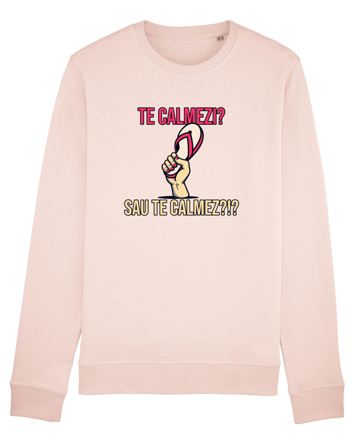 Bluză mânecă lungă Unisex Rise Candy Pink