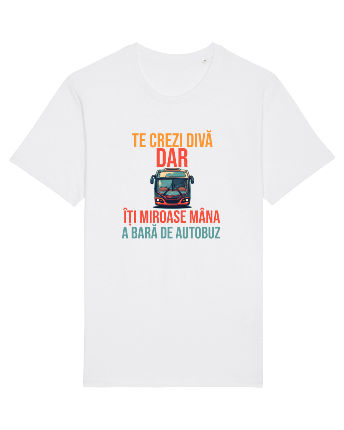 Tricou mânecă scurtă Unisex Rocker White