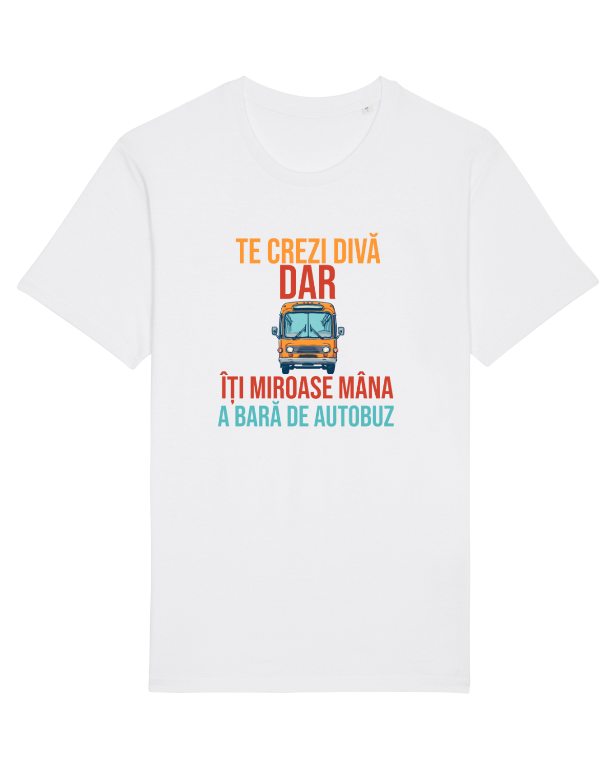 Tricou mânecă scurtă Unisex Rocker White