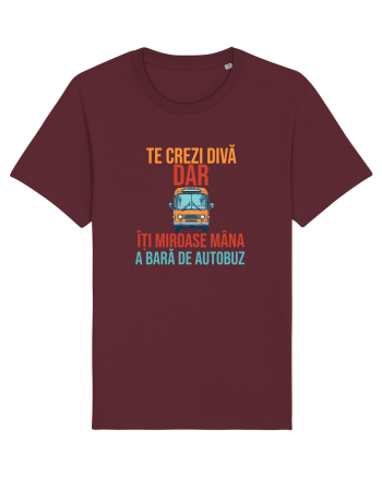 TE CREZI DIVA, DAR ITI MIROASE MANA A BARA DE AUTOBUZ 2 Burgundy