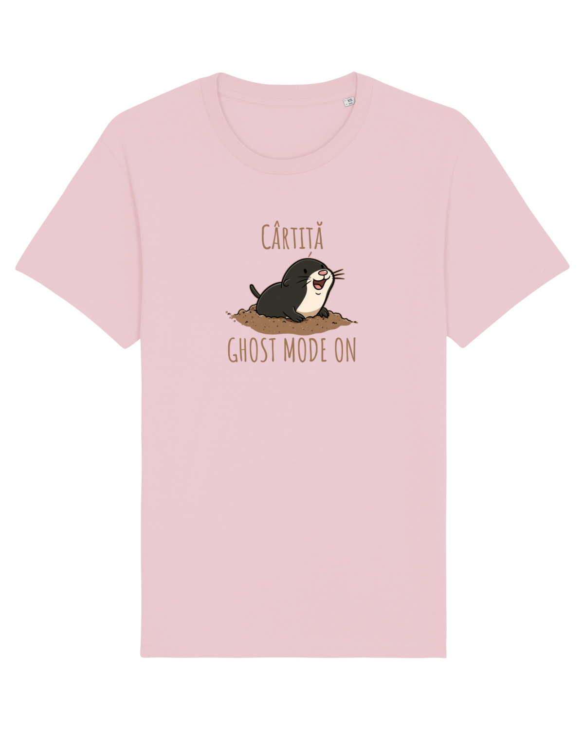 Tricou mânecă scurtă Unisex Rocker Cotton Pink