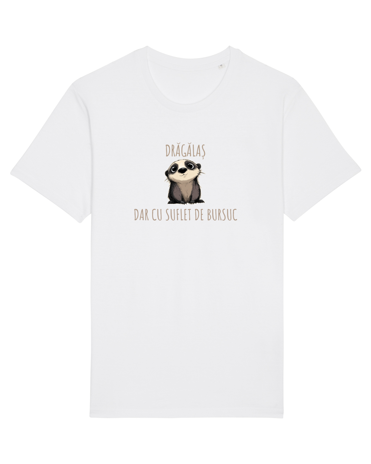 Tricou mânecă scurtă Unisex Rocker White