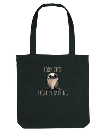 BABY BURSUC  -  LOOK CUTE - FIGHT EVERYTHING Black